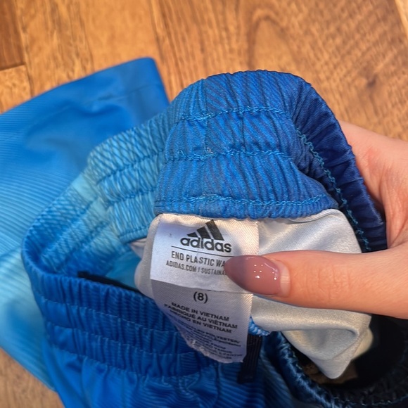 Adidas Boy’s Blue Shorts Size S (8) - Picture 3 of 4
